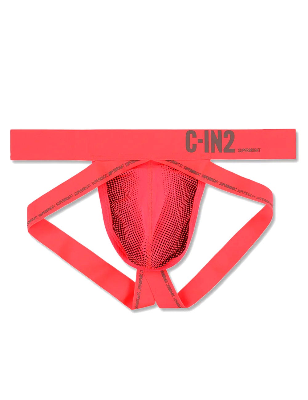 C-IN2 ジョックストラップ SUPER BRIGHT JOCK STRAP （ネオンレッド） ケツ割れ ケツワレ サポーター CIN2 シーインツー メンズ下着 インナー 男性 パンツ アンダーウェア ブランド