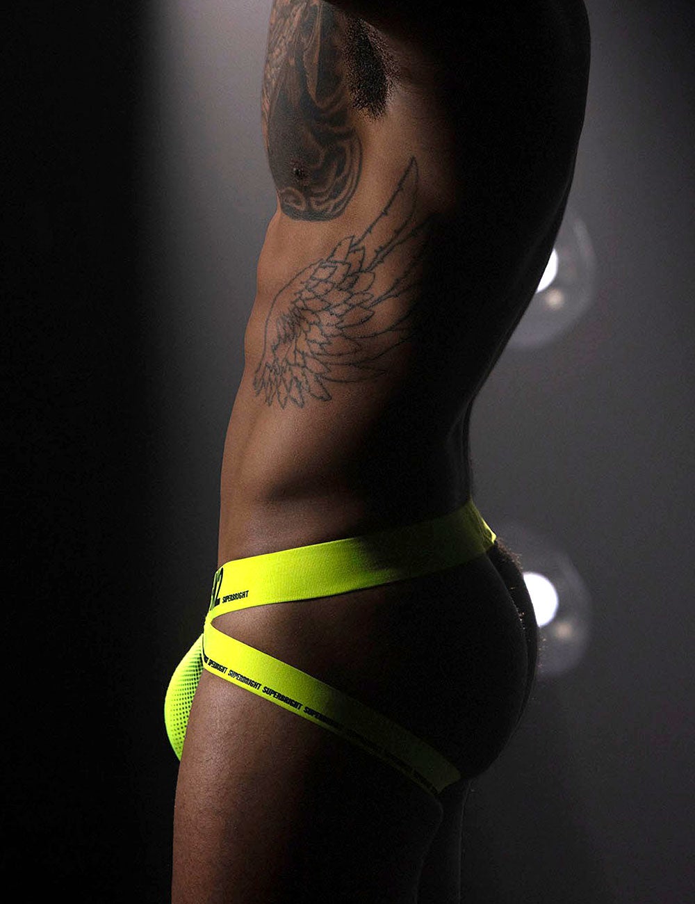 C-IN2 ジョックストラップ SUPER BRIGHT JOCK STRAP （ネオンイエロー） ケツ割れ ケツワレ サポーター CIN2 シーインツー メンズ下着 インナー 男性 パンツ アンダーウェア ブランド