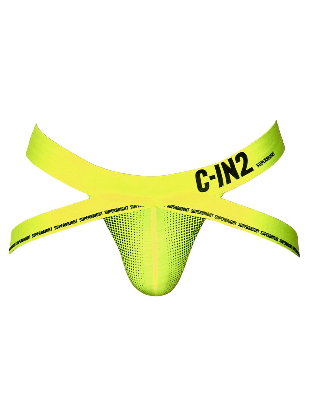 C-IN2 ジョックストラップ SUPER BRIGHT JOCK STRAP （ネオンイエロー） ケツ割れ ケツワレ サポーター CIN2 シーインツー メンズ下着 インナー 男性 パンツ アンダーウェア ブランド