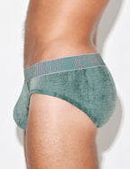 C-IN2 ローライズブリーフ UNDERTONE LOW RISE BRIEF （セージグリーン） リブコットン CIN2 シーインツー メンズ下着 インナー 男性 パンツ アンダーウェア ブランド