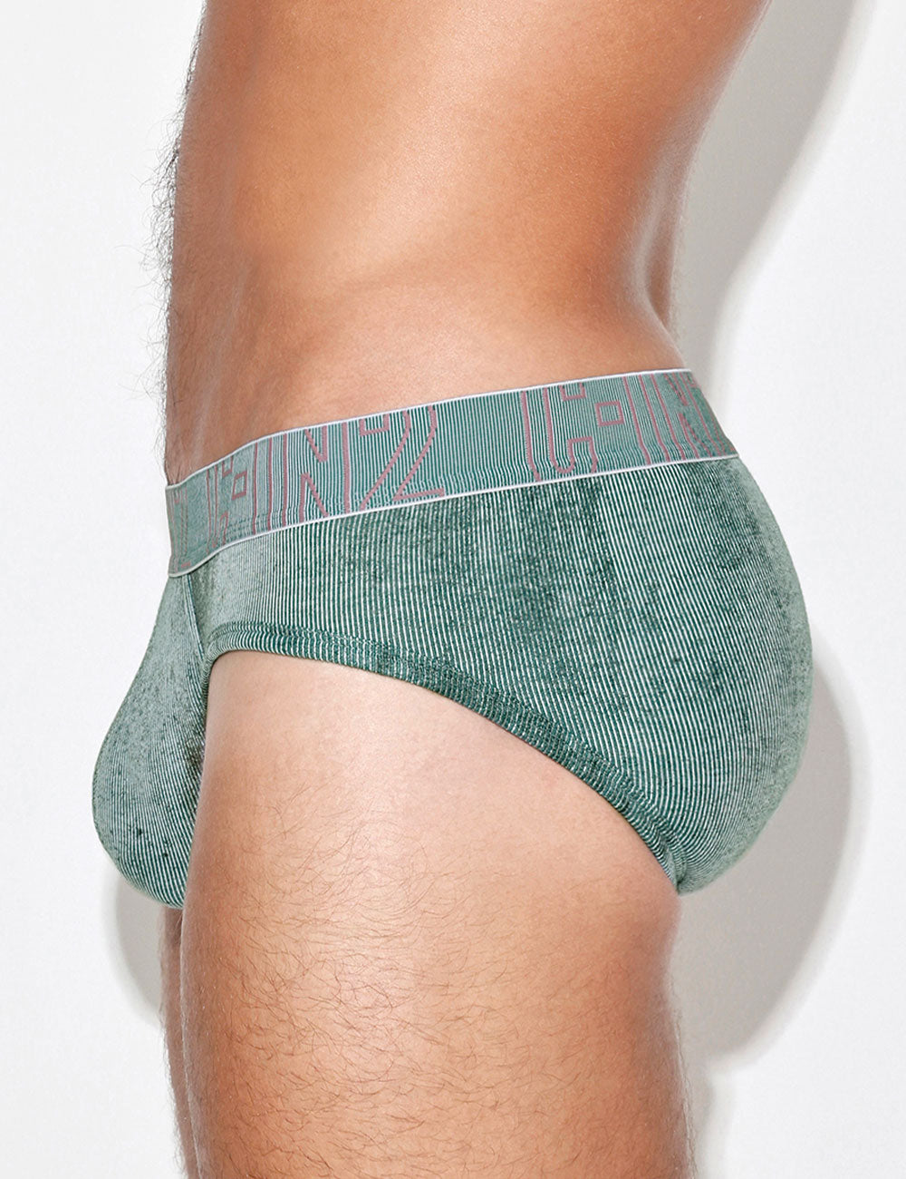 C-IN2 ローライズブリーフ UNDERTONE LOW RISE BRIEF （セージグリーン） リブコットン CIN2 シーインツー メンズ下着 インナー 男性 パンツ アンダーウェア ブランド