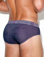 C-IN2 ローライズブリーフ UNDERTONE LOW RISE BRIEF （ブルーベリーピンク） リブコットン CIN2 シーインツー メンズ下着 インナー 男性 パンツ アンダーウェア ブランド