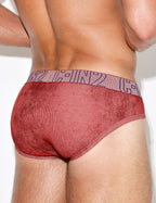 C-IN2 ローライズブリーフ UNDERTONE LOW RISE BRIEF （ポピーレッド） リブコットン CIN2 シーインツー メンズ下着 インナー 男性 パンツ アンダーウェア ブランド