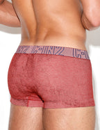 C-IN2 ローライズボクサーパンツ UNDERTONE ARMY TRUNK （ポピーレッド） リブコットン CIN2 シーインツー メンズ下着 インナー 男性 パンツ アンダーウェア ブランド