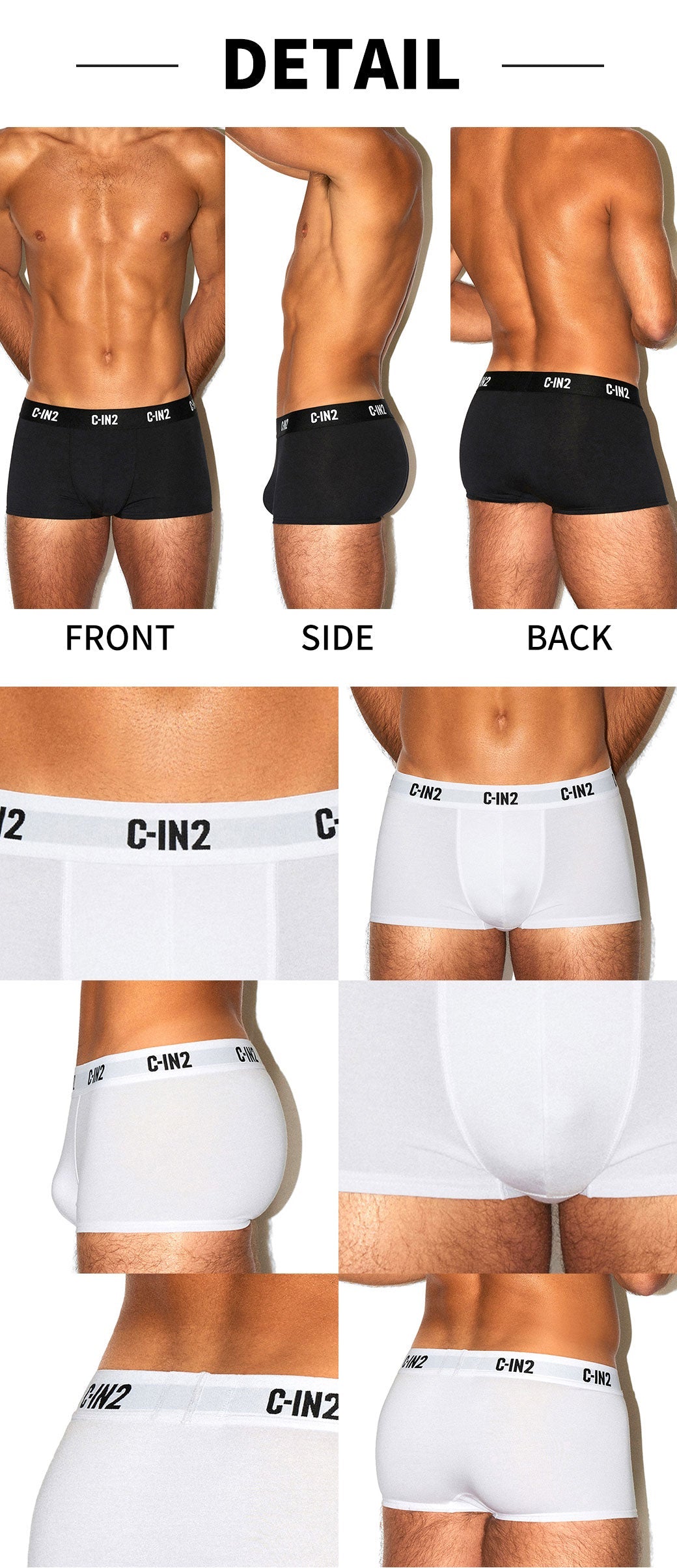 3枚セット C-IN2 ローライズボクサーパンツ PREMIUM STRETCH TRUNK CIN2 シーインツー メンズ下着 インナー 男性 パンツ アンダーウェア ブランド