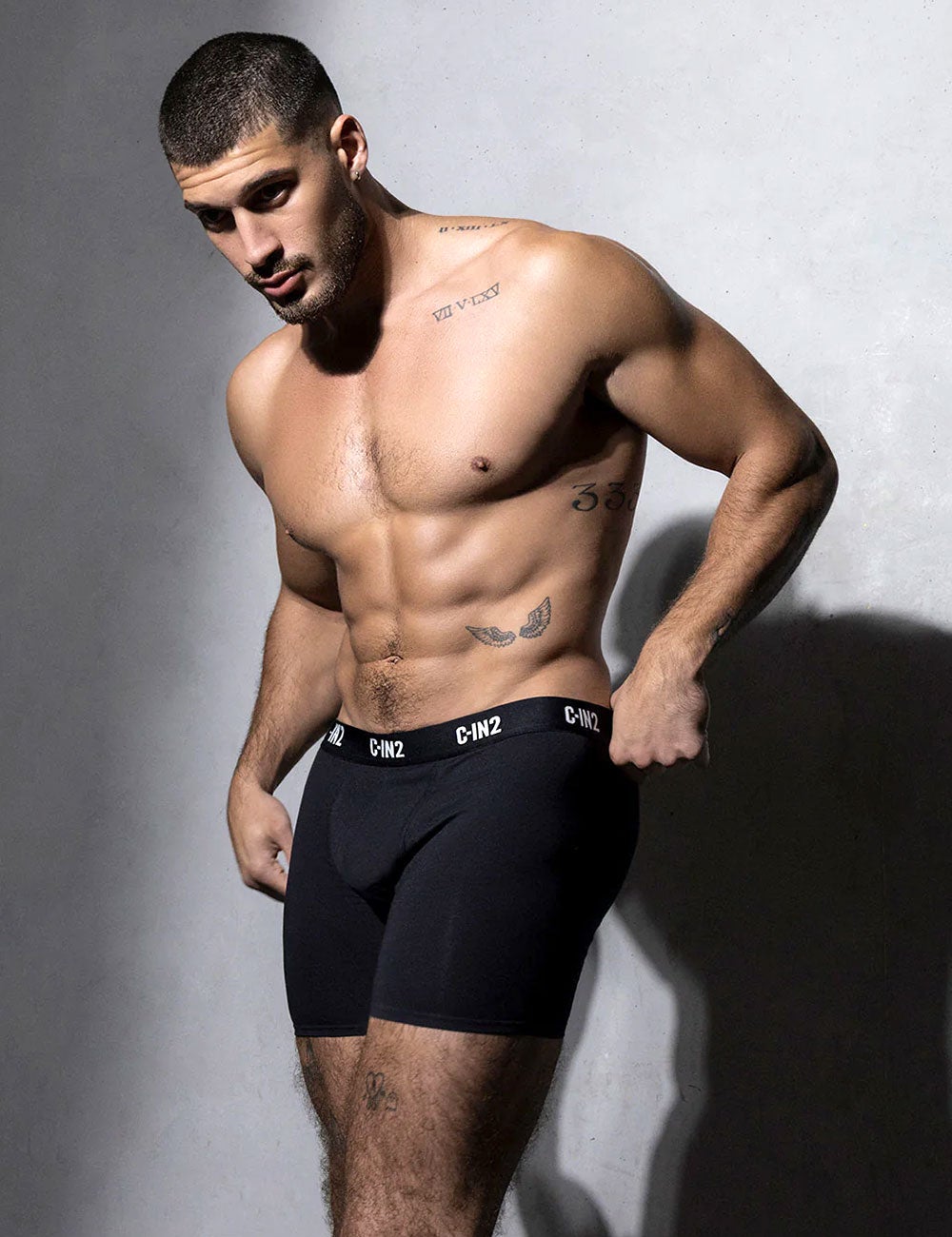 3枚セット C-IN2 ボクサーパンツ PREMIUM STRETCH BOXER BRIEF CIN2 シーインツー メンズ下着 インナー 男性 パンツ アンダーウェア ブランド