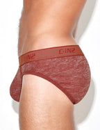 C-IN2 ローライズブリーフ ビキニ HAND ME DOWN LOW NO SHOW PROFILE BRIEF （パーシモンレッド/2026FW限定色） CIN2 シーインツー メンズ下着 インナー 男性 パンツ アンダーウェア ブランド