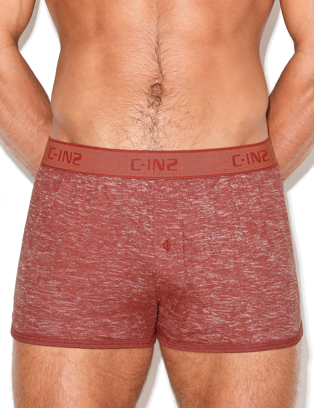 C-IN2 ニットトランクス HAND ME DOWN RUNNER BOXER （パーシモンレッド/2026FW限定色） CIN2 シーインツー メンズ下着 インナー 男性 パンツ アンダーウェア ブランド