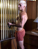 C-IN2 ニットトランクス HAND ME DOWN RUNNER BOXER （パーシモンレッド/2026FW限定色） CIN2 シーインツー メンズ下着 インナー 男性 パンツ アンダーウェア ブランド