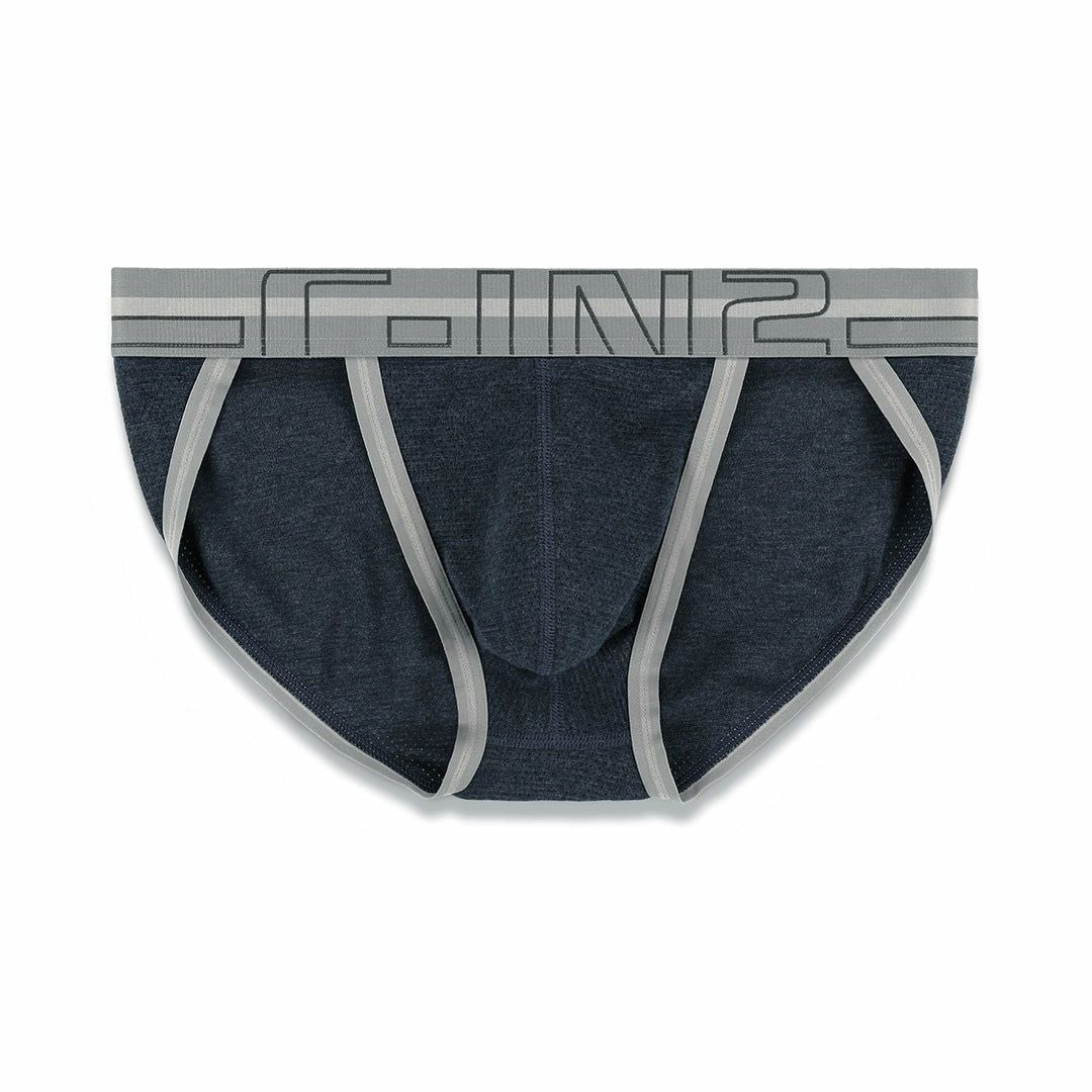 C-IN2 ダッシュブリーフ ZEN DASH BRIEF （ニールネイビー/USAサイズ） スポブリ CIN2 シーインツー メンズ下着 インナー 男性 パンツ アンダーウェア ブランド