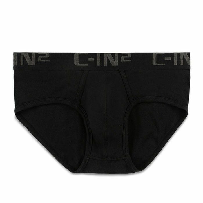 C-IN2 スタンダードブリーフ 深丈ブリーフ CORE MID RISE BRIEF （ブラック） CIN2 シーインツー メンズ下着 インナー 男性 パンツ アンダーウェア ブランド
