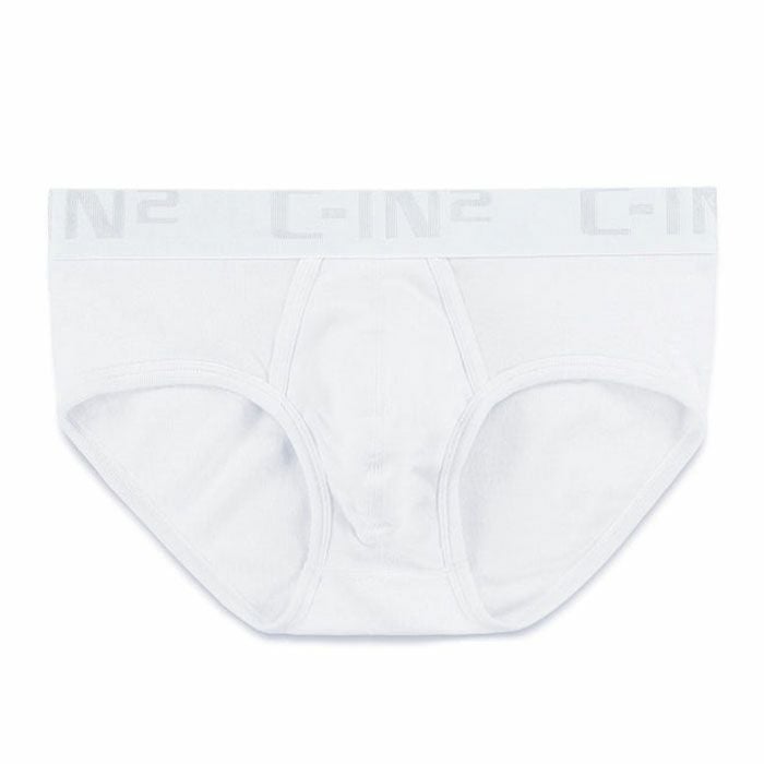 C-IN2 スタンダードブリーフ 深丈ブリーフ CORE MID RISE BRIEF （ホワイト） CIN2 シーインツー メンズ下着 インナー 男性 パンツ アンダーウェア ブランド