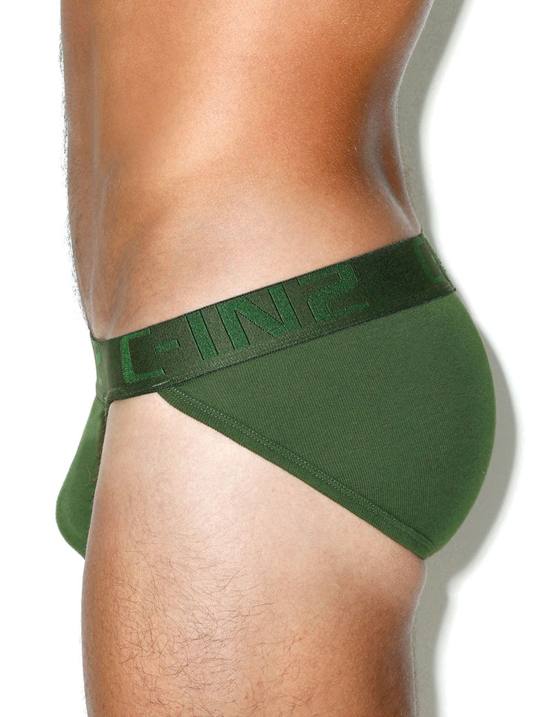 C-IN2 ダッシュブリーフ CORE IN COLOR DASH BRIEF （ファーグリーン/2026FW限定色） スポブリ CIN2 シーインツー メンズ下着 インナー 男性 パンツ アンダーウェア ブランド