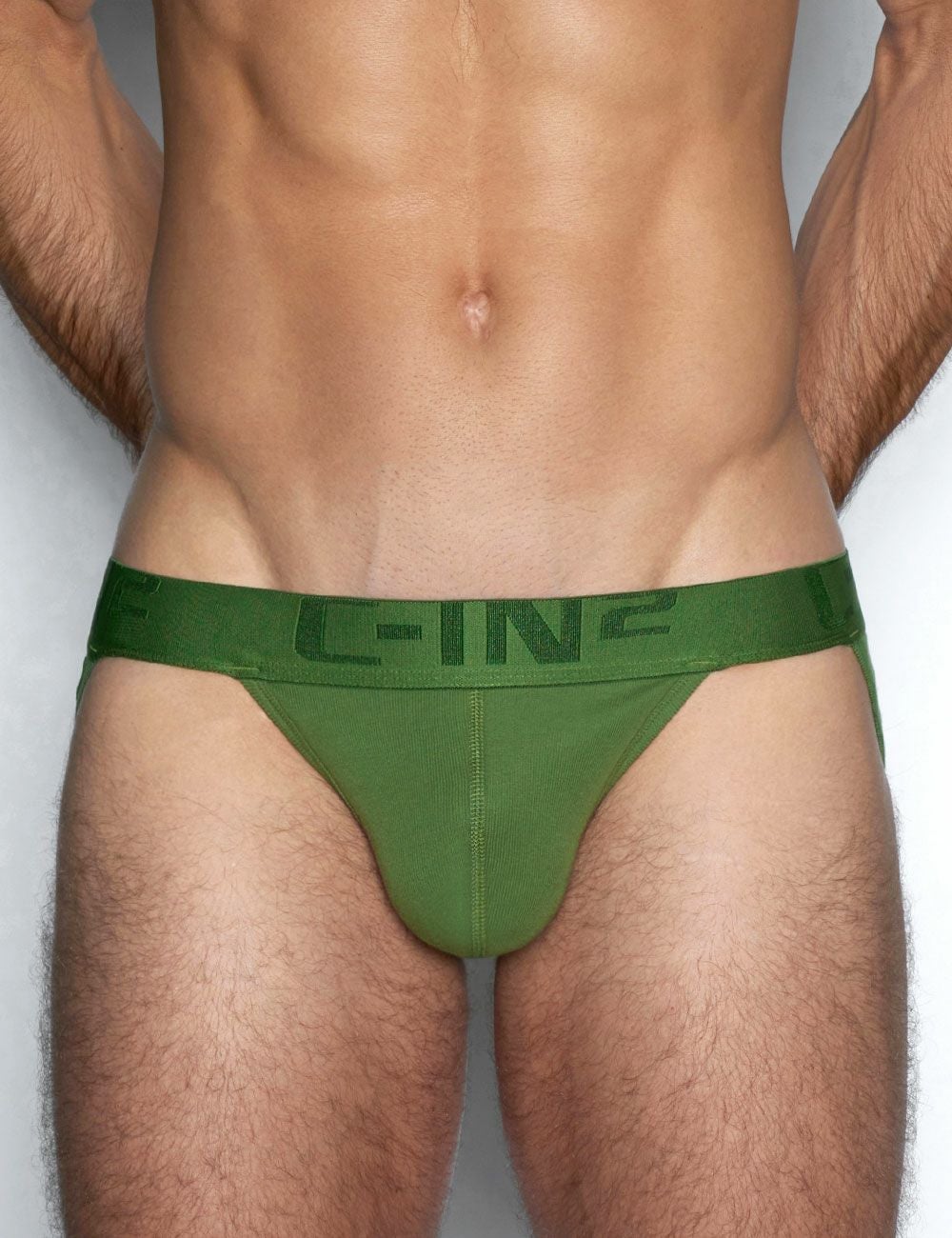 C-IN2 ダッシュブリーフ CORE IN COLOR DASH BRIEF （グレイソングリーン/2024限定色/イーモンサイズ） スポブリ CIN2 シーインツー メンズ下着 インナー 男性 パンツ アンダーウェア ブランド