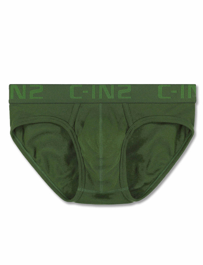 C-IN2 ローライズブリーフ ビキニ CORE IN COLOR LOW NO SHOW PROFILE BRIEF （ファーグリーン/2026FW限定色） CIN2 シーインツー メンズ下着 インナー 男性 パンツ アンダーウェア ブランド