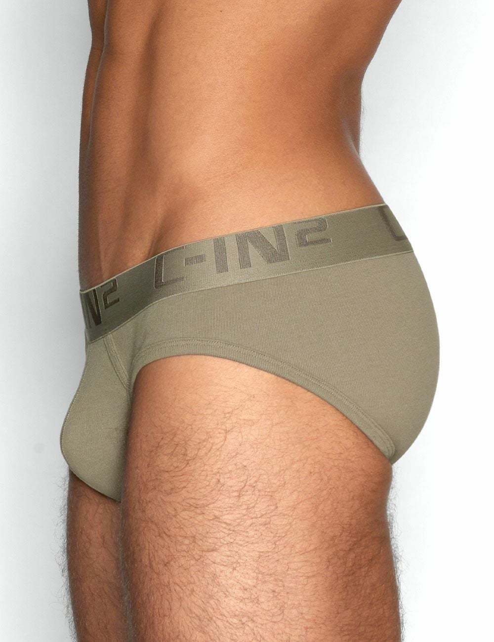 C-IN2 ローライズブリーフ ビキニ CORE IN COLOR LOW NO SHOW PROFILE BRIEF （カッシュカーキ） CIN2 シーインツー メンズ下着 インナー 男性 パンツ アンダーウェア ブランド