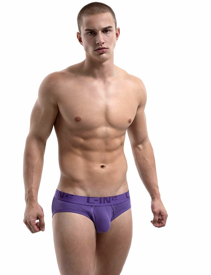 C-IN2 ローライズブリーフ ビキニ CORE IN COLOR LOW NO SHOW PROFILE BRIEF （パトリックパープル/2024限定色） CIN2 シーインツー メンズ下着 インナー 男性 パンツ アンダーウェア ブランド