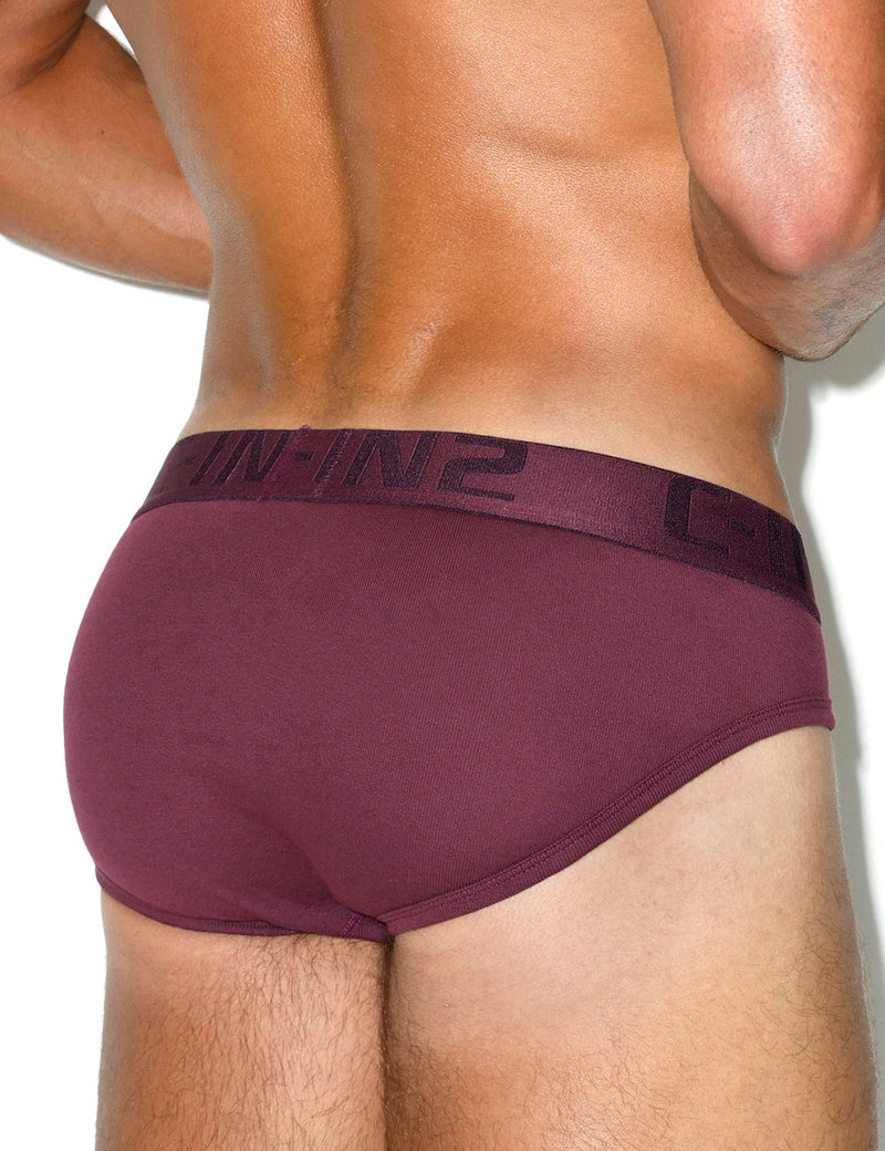 C-IN2 ローライズブリーフ ビキニ CORE IN COLOR LOW NO SHOW PROFILE BRIEF （ワインバーガンディー/2026FW限定色） CIN2 シーインツー メンズ下着 インナー 男性 パンツ アンダーウェア ブランド (コピー) (コピー)