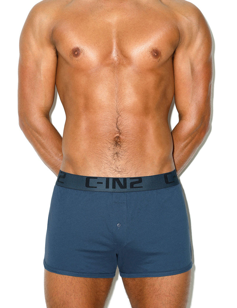 C-IN2 ニットトランクス CORE RUNNER BOXER （デニムブルー/2026FW限定色） CIN2 シーインツー メンズ下着 インナー 男性 パンツ アンダーウェア ブランド (コピー)