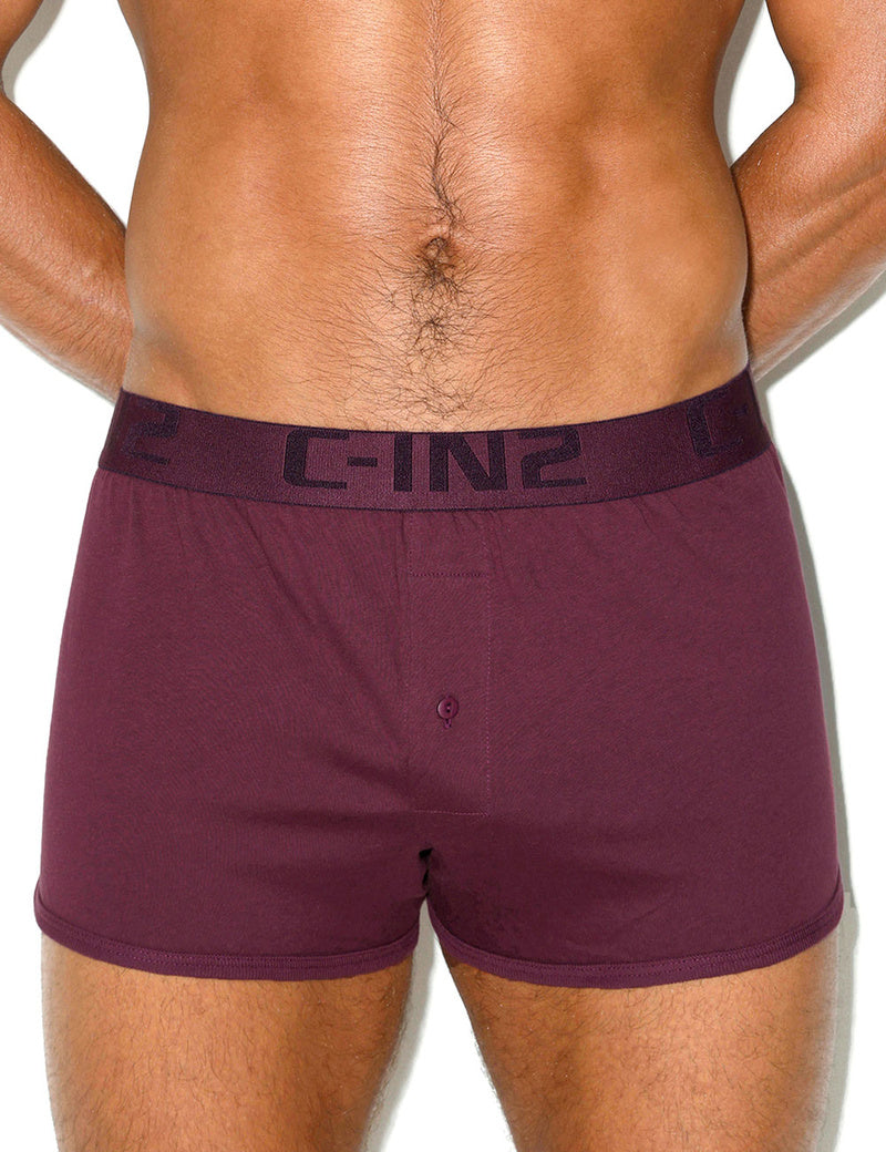 C-IN2 ニットトランクス CORE RUNNER BOXER （ワインバーガンディー/2026FW限定色） CIN2 シーインツー メンズ下着 インナー 男性 パンツ アンダーウェア ブランド (コピー) (コピー)