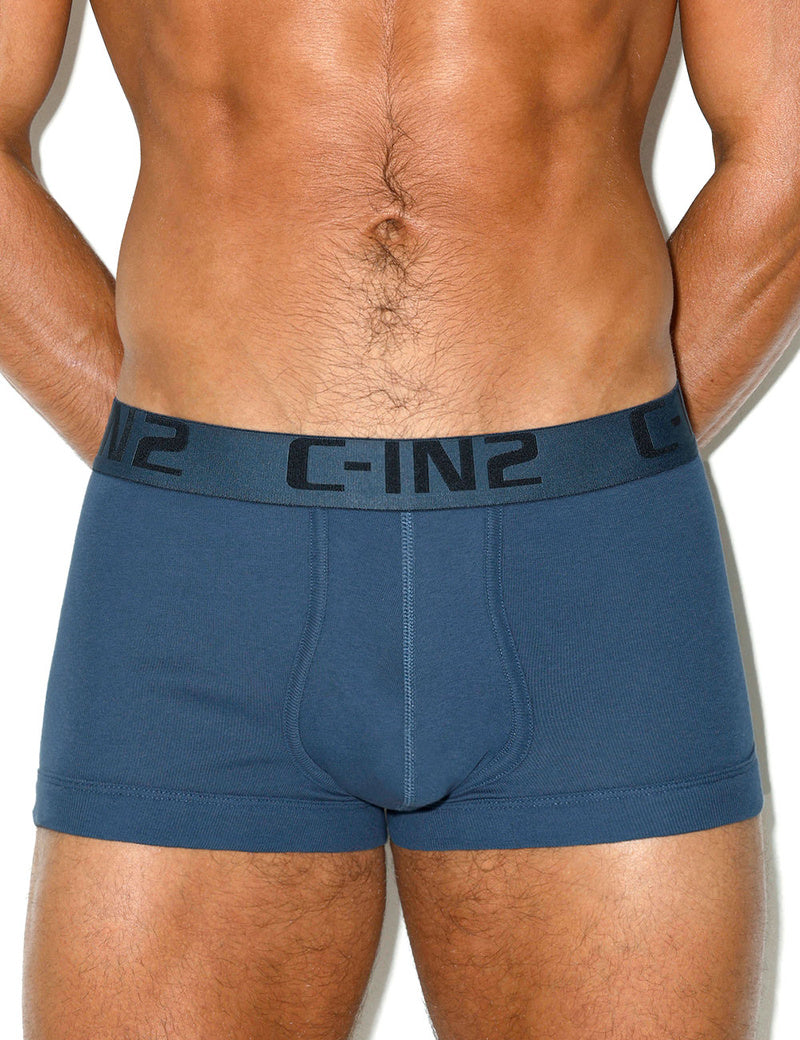 C-IN2 ローライズボクサーパンツ CORE IN COLOR LOW NO SHOW ARMY （デニムブルー/2026FW限定色） CIN2 シーインツー メンズ下着 インナー 男性 パンツ アンダーウェア ブランド (コピー)