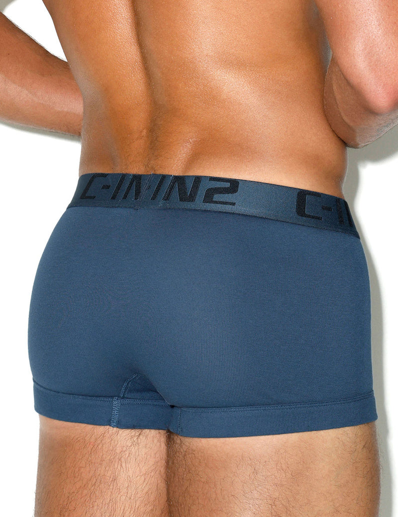 C-IN2 ローライズボクサーパンツ CORE IN COLOR LOW NO SHOW ARMY （デニムブルー/2026FW限定色） CIN2 シーインツー メンズ下着 インナー 男性 パンツ アンダーウェア ブランド (コピー)