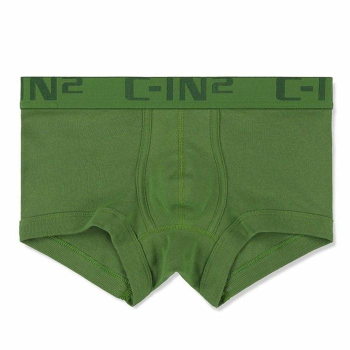 C-IN2 ローライズボクサーパンツ CORE IN COLOR LOW NO SHOW ARMY （グレイソングリーン/2024限定色） CIN2 シーインツー メンズ下着 インナー 男性 パンツ アンダーウェア ブランド