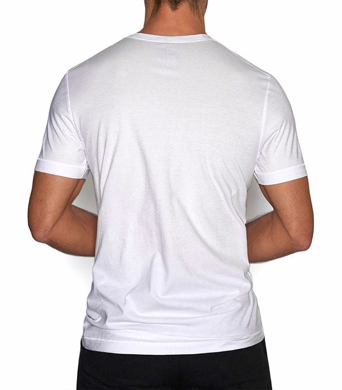 C-IN2 ディープ VネックTシャツ Layers （ホワイト） 深Vネック 半袖 CIN2 シーインツー メンズ下着 インナー 男性 アンダーウェア ブランド