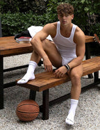C-IN2 タンクトップ LAYERS CLASSIC RIBBED FITTED TANK （ホワイト） CIN2 シーインツー メンズ下着 インナー 男性 アンダーウェア ブランド