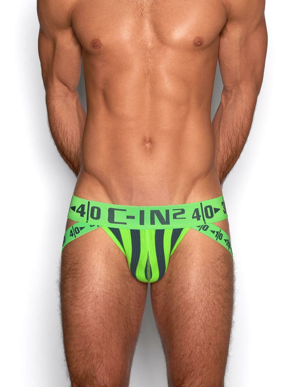 C-IN2 ジョックストラップ HARD JOCK STRAP （ガースグリーン） ケツ