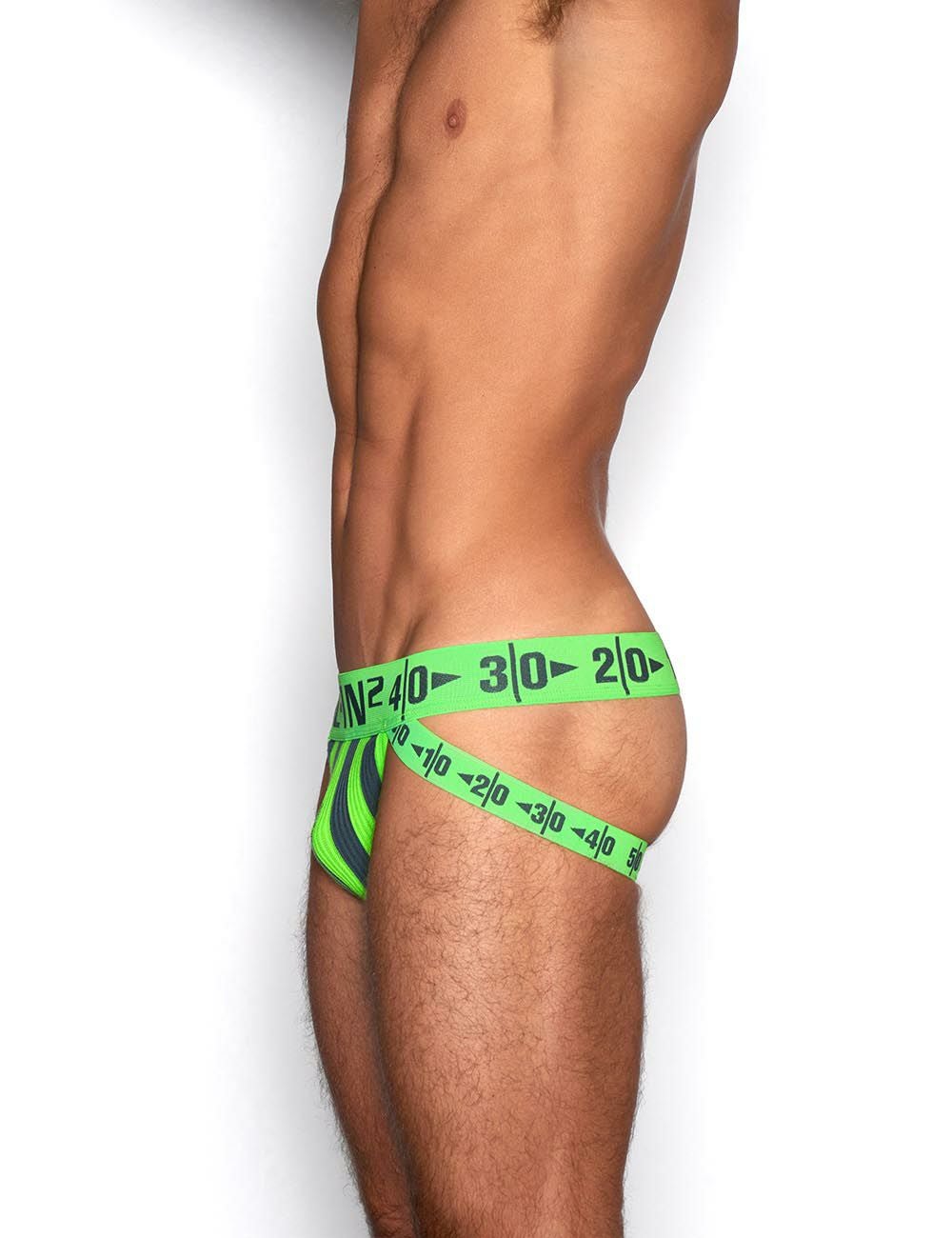 C-IN2 ジョックストラップ HARD JOCK STRAP （ガースグリーン） ケツ