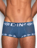 C-IN2 ローライズボクサーパンツ HARD FLY FRONT TRUNK （バランブルー） CIN2 シーインツー メンズ下着 インナー 男性 パンツ アンダーウェア ブランド