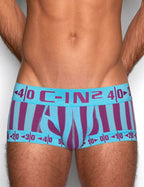 C-IN2 ローライズボクサーパンツ HARD FLY FRONT TRUNK （ボアズブルー） CIN2 シーインツー メンズ下着 インナー 男性 パンツ アンダーウェア ブランド