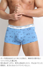 3枚セット カルバンクライン Calvin Klein ローライズボクサーパンツ COTTON STRETCH 吸汗速乾 コットンストレッチ 男性下着 メンズ下着