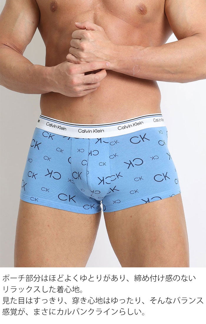 3枚セット カルバンクライン Calvin Klein ローライズボクサーパンツ COTTON STRETCH 吸汗速乾 コットンストレッチ 男性下着 メンズ下着