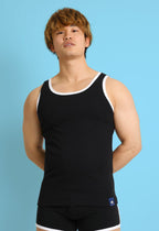 ヒーローカラーズ タンクトップ イージーモンキーオリジナル 日本製 Made in JAPAN コットンストレッチ ポップカラー メンズ 男性下着 メンズ下着