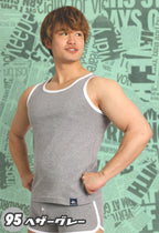 ヒーローカラーズ タンクトップ イージーモンキーオリジナル 日本製 Made in JAPAN コットンストレッチ ポップカラー メンズ 男性下着 メンズ下着
