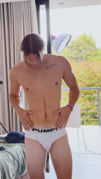 PUMP パンプ ローライズブリーフ ビキニ WHITE TOUCH DOWN CLASSIC BRIEF PUMP! Underwear メンズ 男性下着