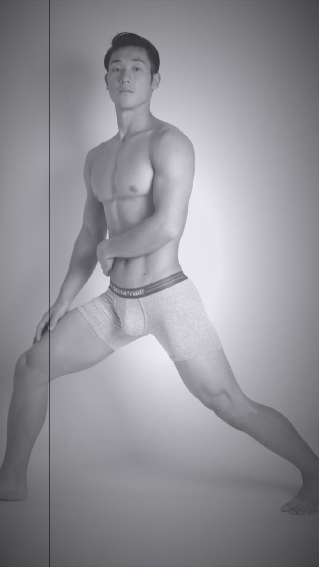 UNDERSTAND アンダースタンド ［アンダー・スタンダード］ モモフィッター ボクサーブリーフ （グレー：Grey） モダール生地 メンズ 男性下着 パンツ 無地 ベーシック