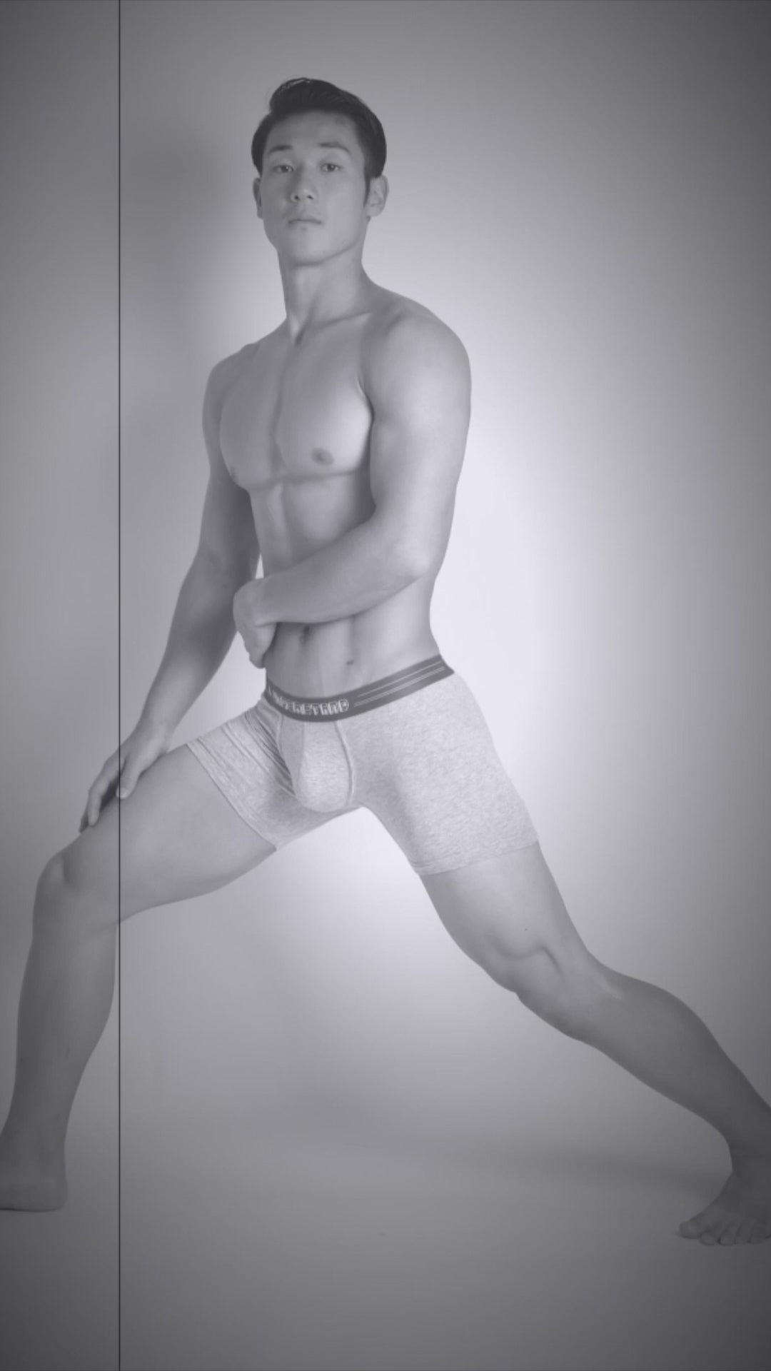 UNDERSTAND アンダースタンド ［アンダー・スタンダード］ モモフィッター ボクサーブリーフ （グレー：Grey） モダール生地 メンズ 男性下着 パンツ 無地 ベーシック