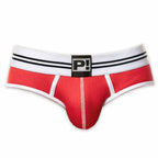 PUMP パンプ Oバック バックレスブリーフ ROUND2 BACKLESS BRIEF（RED）リブコットン PUMP! Underwear メンズ 男性下着