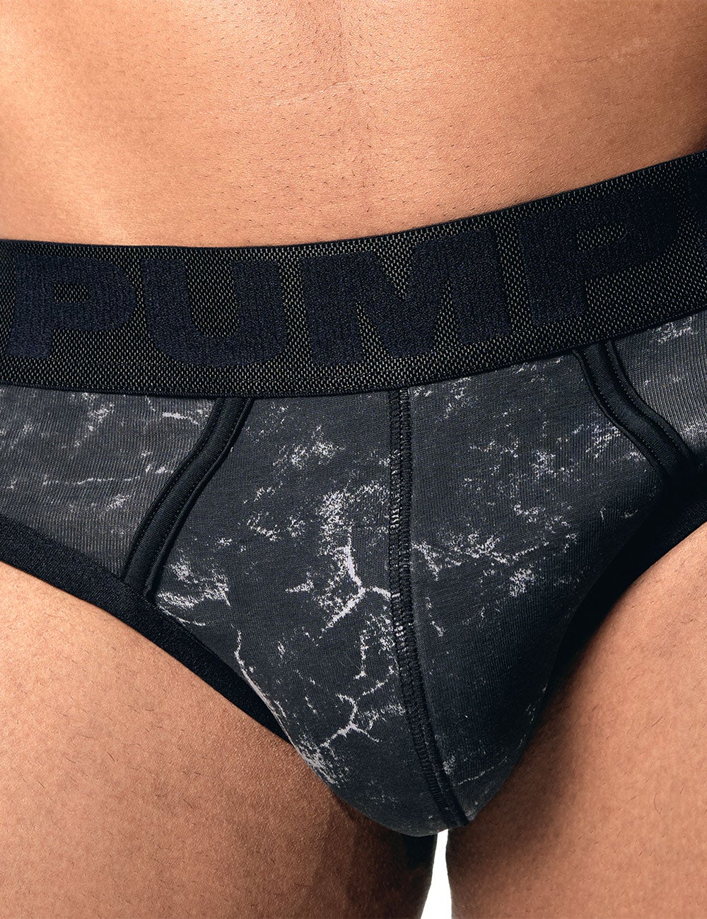 PUMP パンプ ローライズブリーフ BLACK WASHED BRIEF PUMP! Underwear メンズ 男性下着