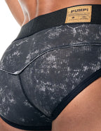 PUMP パンプ ローライズブリーフ BLACK WASHED BRIEF PUMP! Underwear メンズ 男性下着