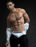 PUMP パンプ ローライズブリーフ ビキニ WHITE TOUCH DOWN CLASSIC BRIEF PUMP! Underwear メンズ 男性下着