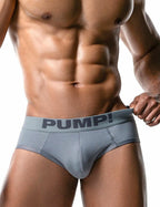 PUMP パンプ ローライズブリーフ ビキニ GRAY CLASSIC BRIEF PUMP! Underwear メンズ 男性下着