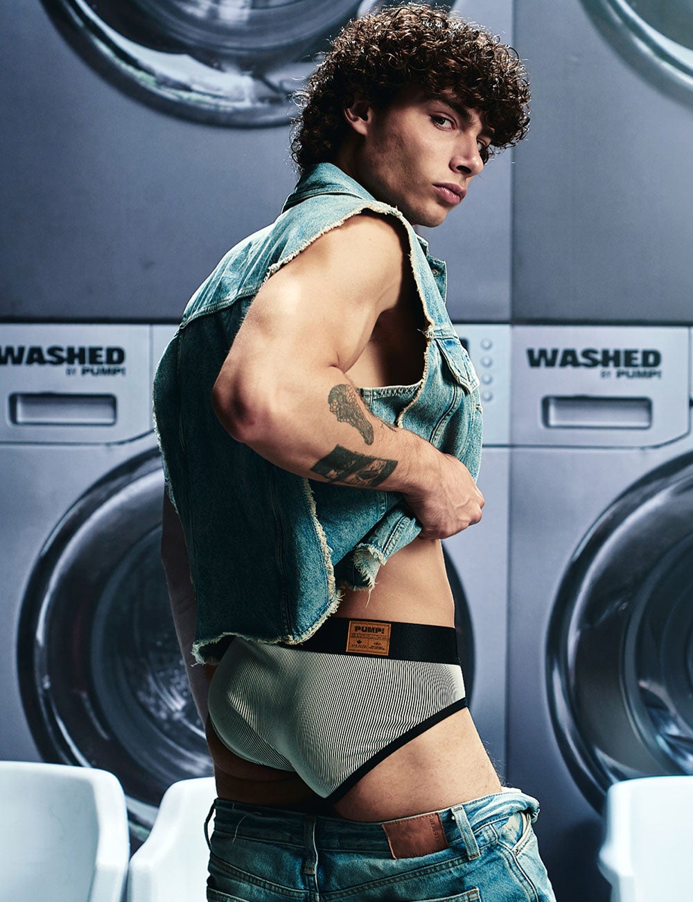 PUMP パンプ ローライズブリーフ BLEACH BRIEF PUMP! Underwear メンズ 男性下着