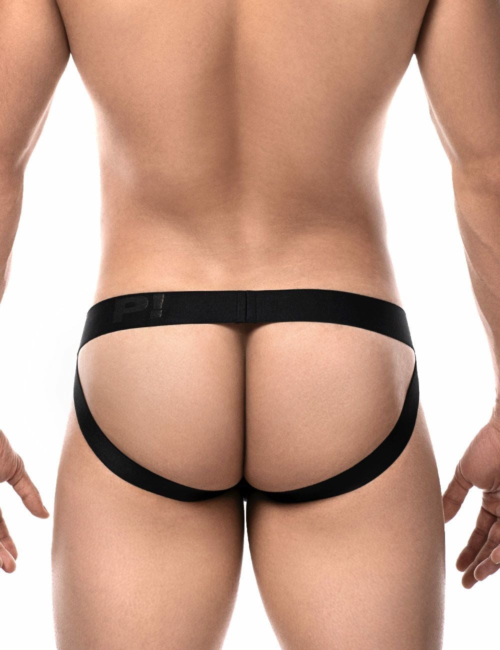 PUMP パンプ ジョックストラップ WHISPER JOCK（BLACK）シアストライプ ケツ割れ サポーター PUMP! Underwear メンズ 男性下着