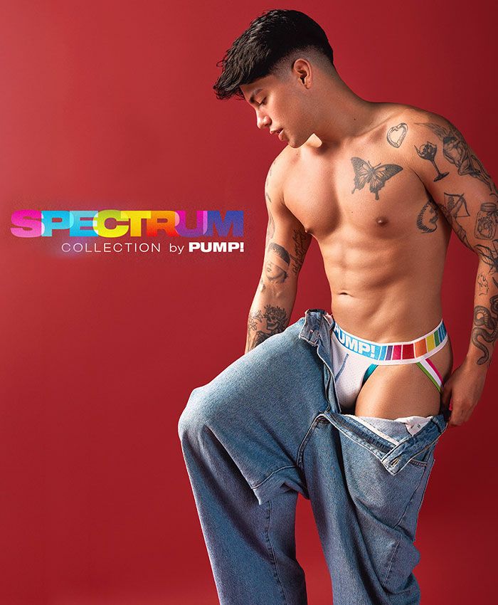 PUMP パンプ ジョックストラップ SPECTRUM JOCK STRAP ケツ割れ サポーター PUMP! Underwear メンズ 男性下着