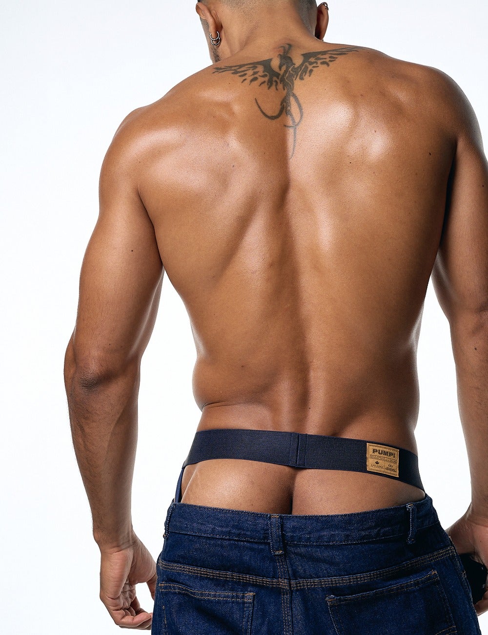 PUMP パンプ ジョックストラップ INDIGO BLUE JOCK STRAP ケツ割れ サポーター PUMP! Underwear メンズ 男性下着