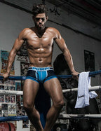 PUMP パンプ ローライズボクサーパンツ TRUE BLUE MICRO MESH TOUCH DOWN TRUNK PUMP! Underwear メンズ 男性下着